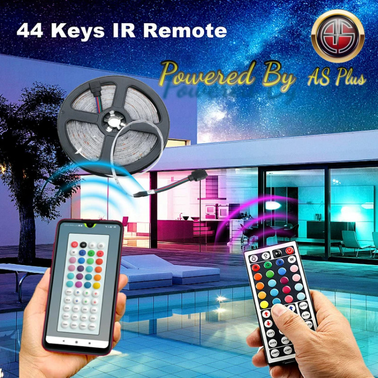 محصول نمونه تستی ریسه ال ای دی مدل As plus RGB44 key طول 5 متر